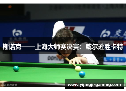 斯诺克——上海大师赛决赛：威尔逊胜卡特